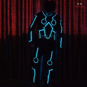 full color led spider dance costume for show